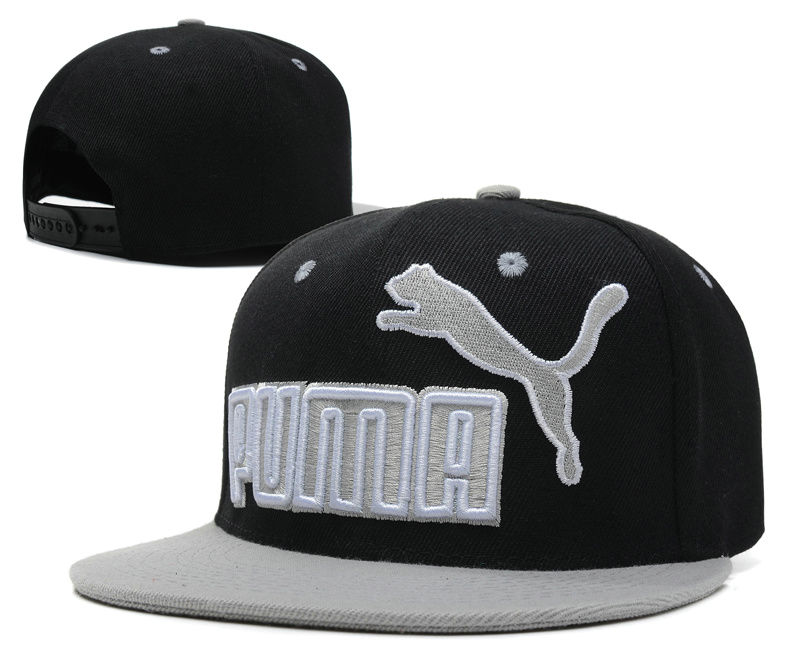 PUMA Black Snapback Hat SD 1